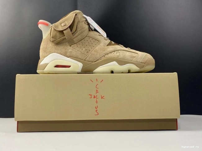 6 Khaki Air Jordan DH0690-200 Travis British Scott Retro 0707